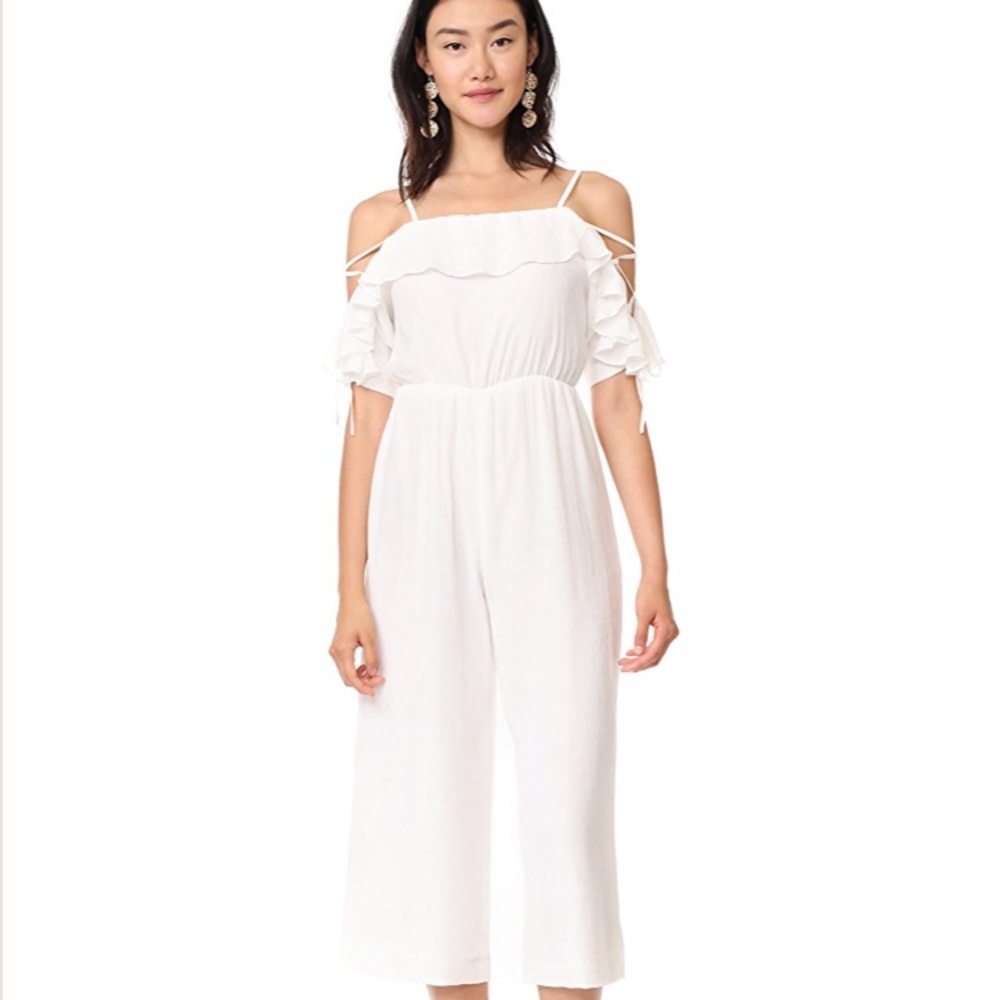 Club Monaco Kymbrah jumpsuit white size: 2